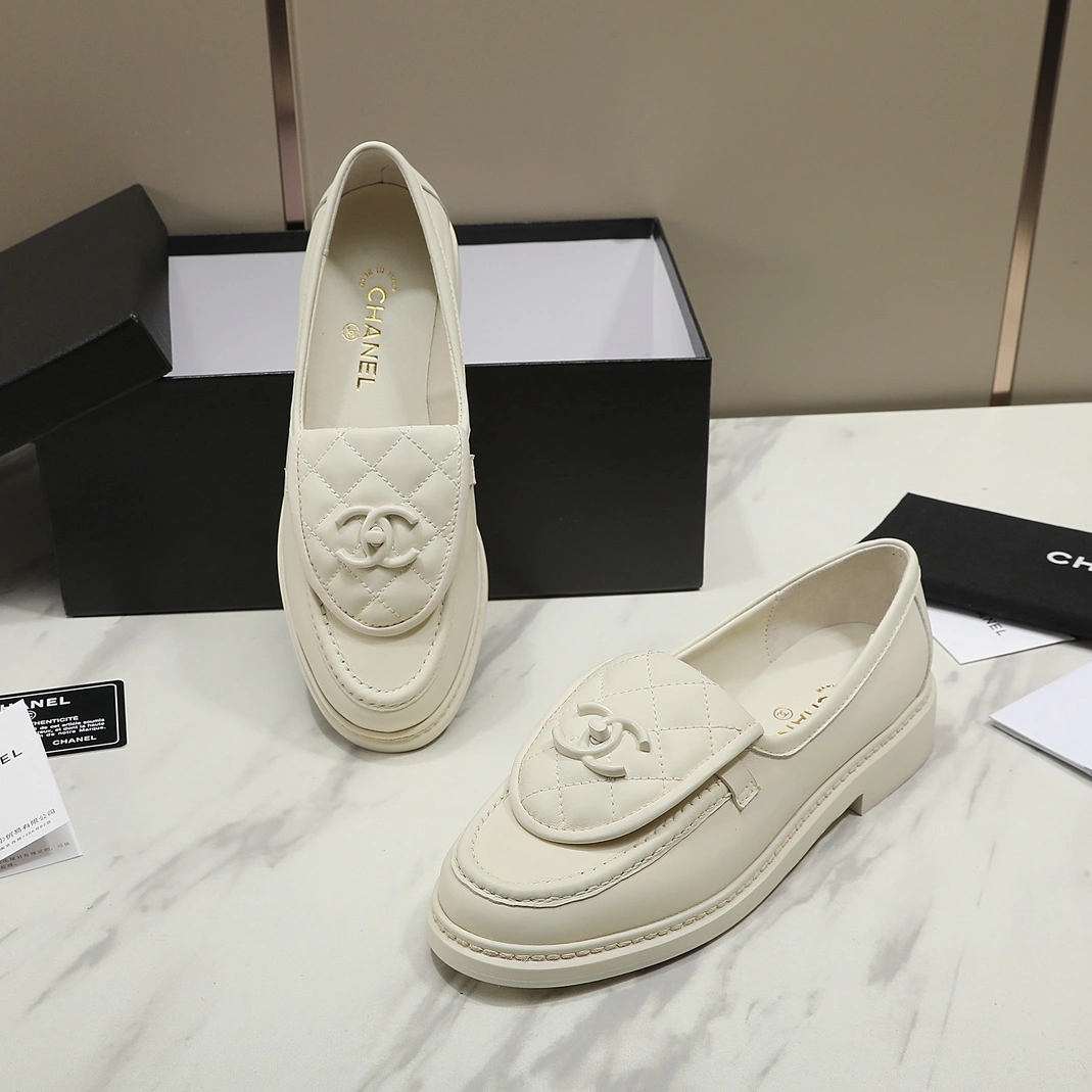 Efficient 374 Chanel Leather Shoes For Women