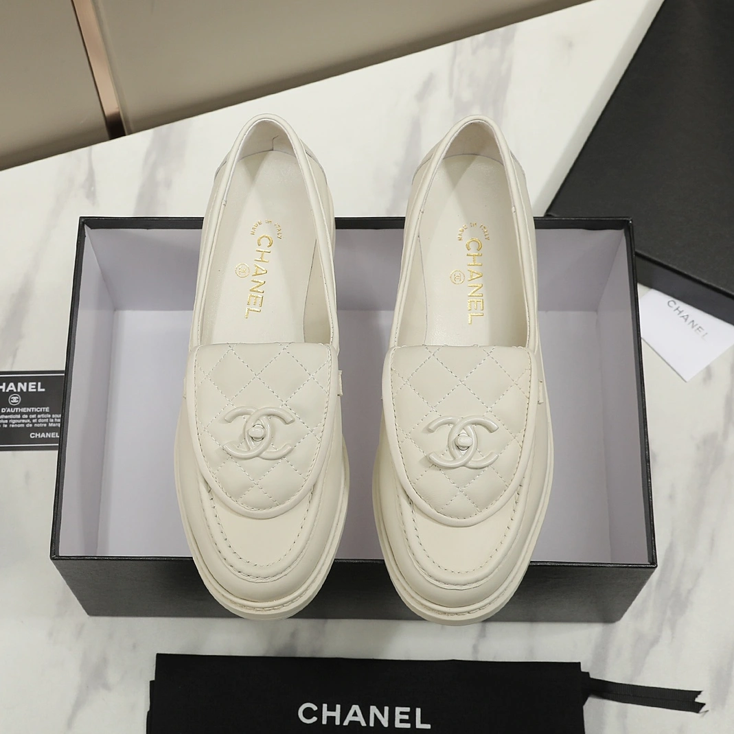 Efficient 374 Chanel Leather Shoes For Women