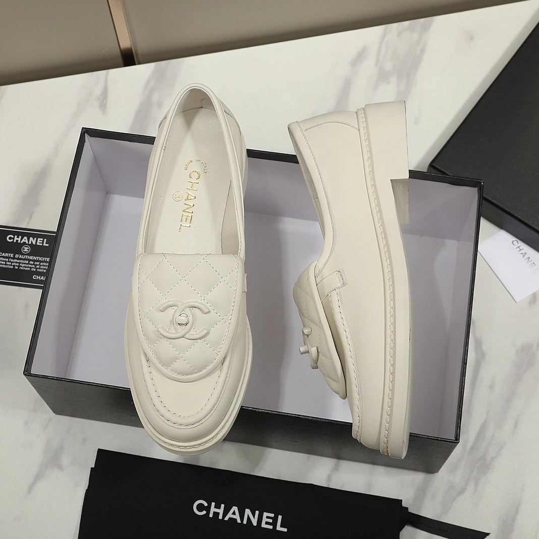 Efficient 374 Chanel Leather Shoes For Women