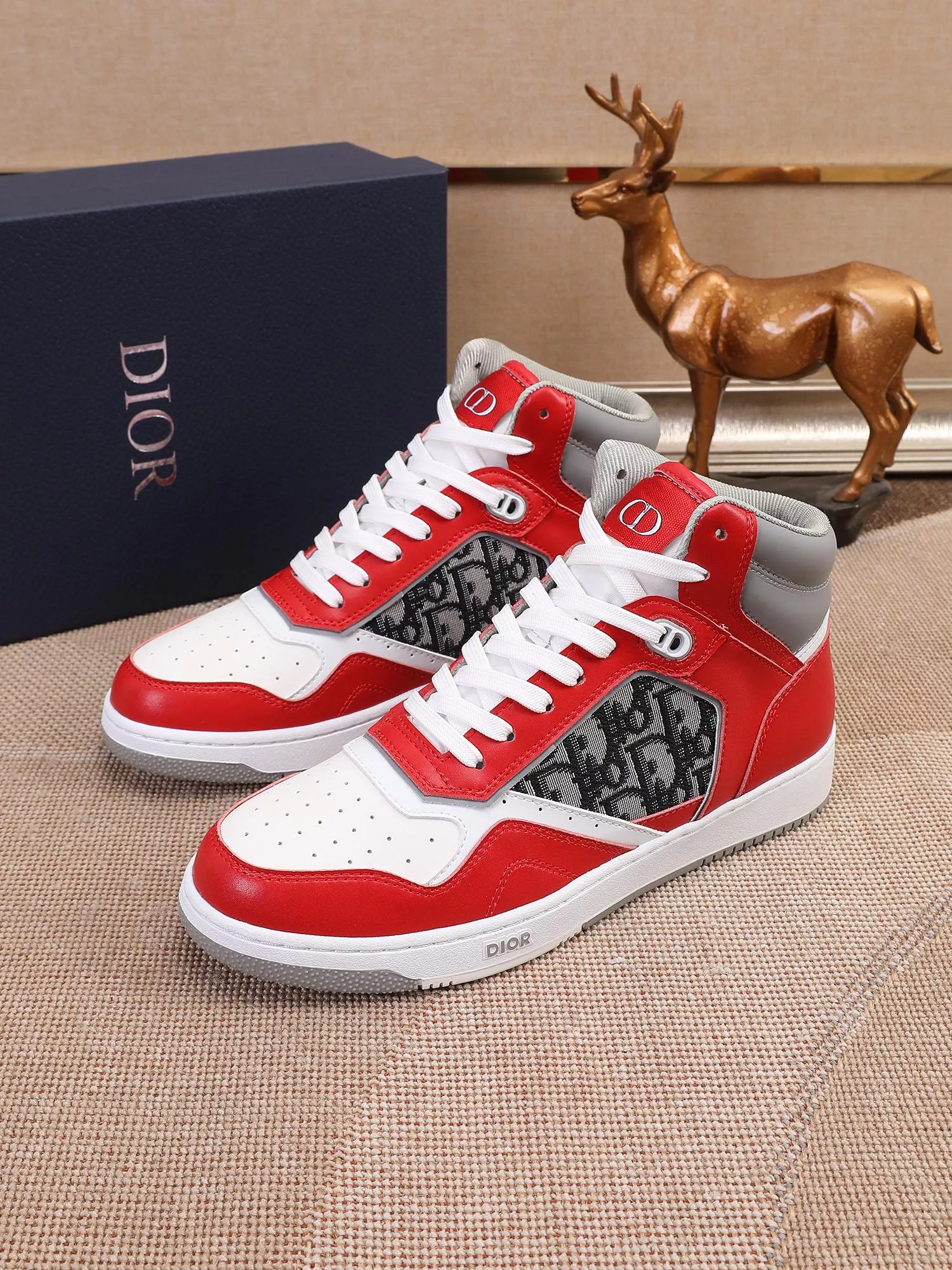 Efficient 3919 Christian Dior High Top Shoes For Men