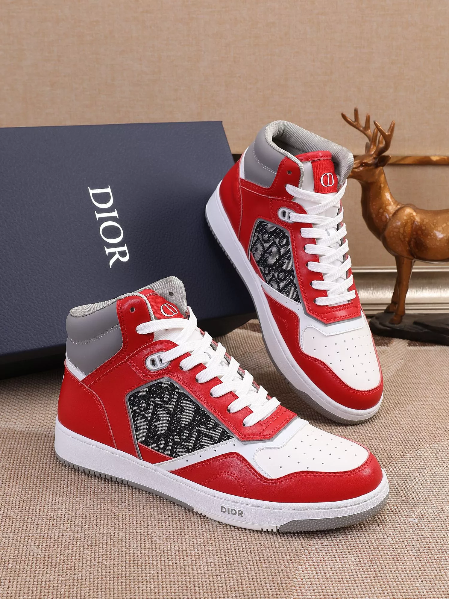 Efficient 3919 Christian Dior High Top Shoes For Men