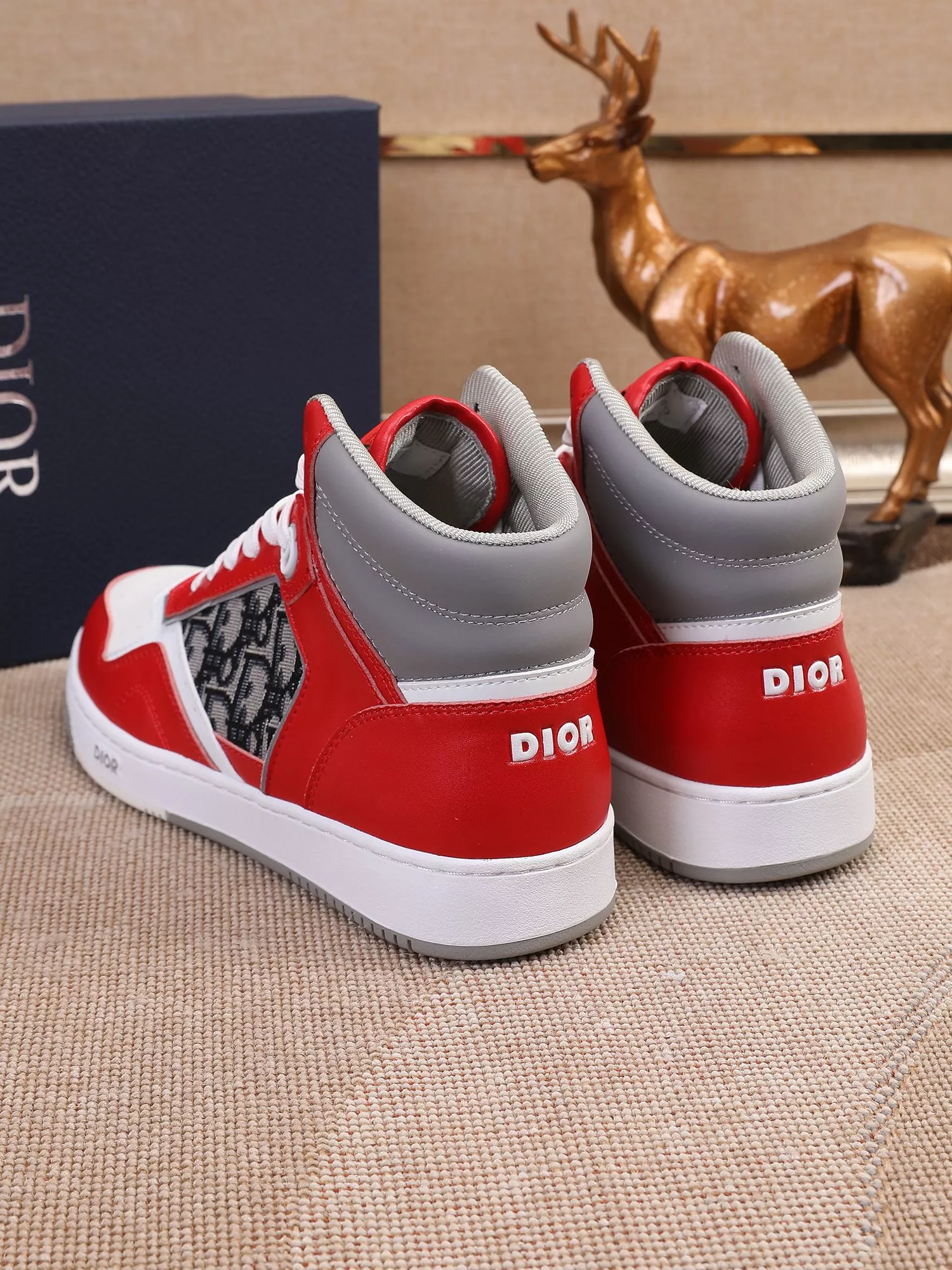 Efficient 3919 Christian Dior High Top Shoes For Men