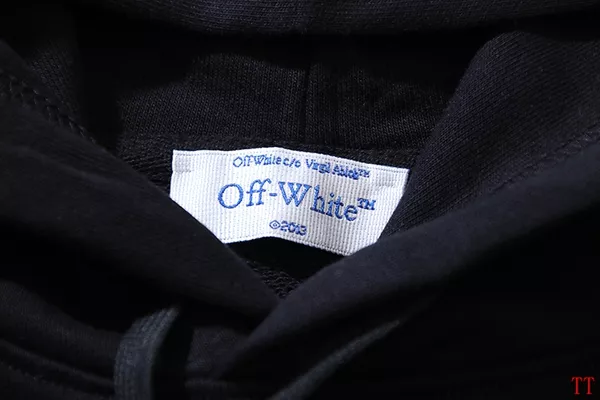 Efficient 4044 Off-White Hoodies Long Sleeved For Unisex