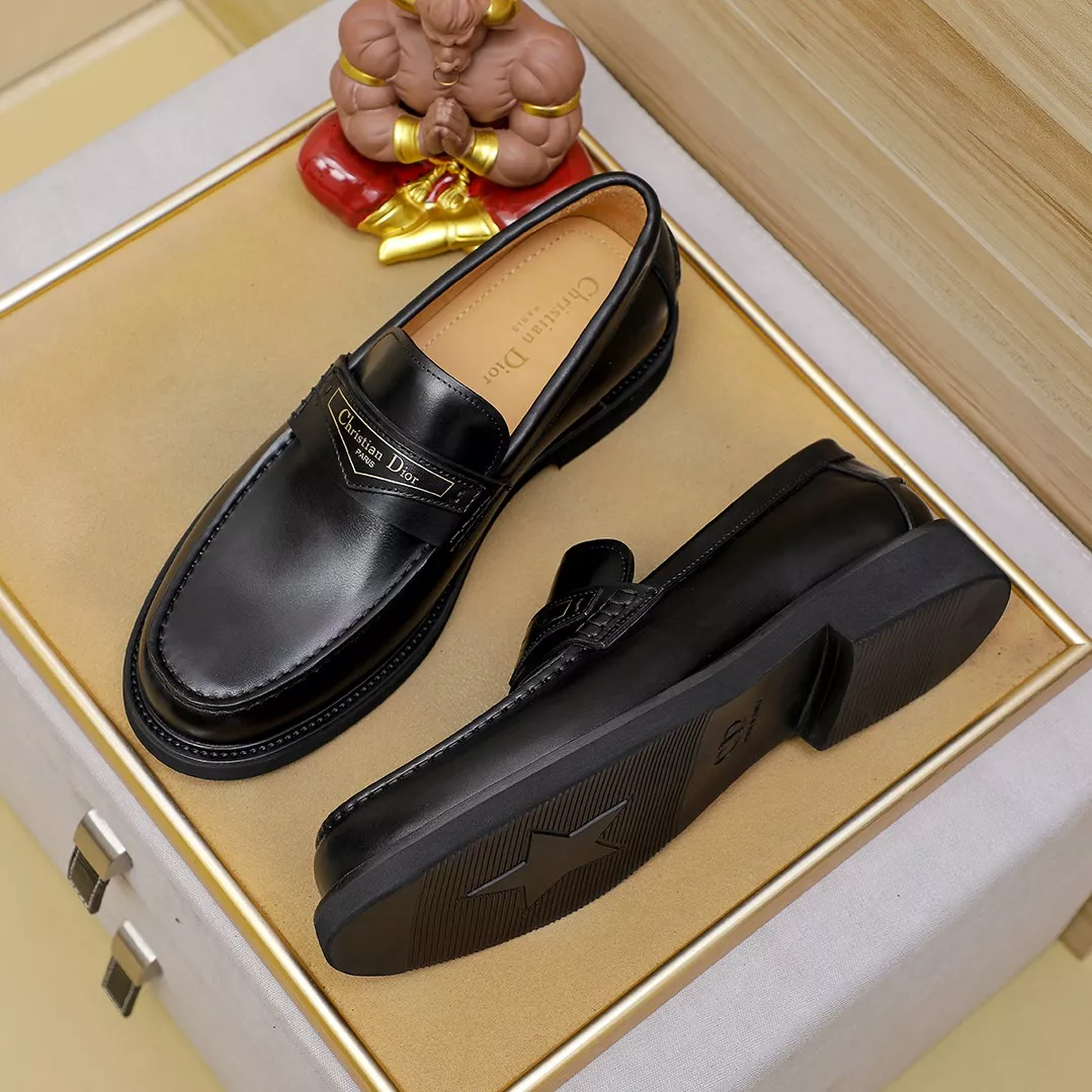 Efficient 4403 Christian Dior Leather Shoes For Men