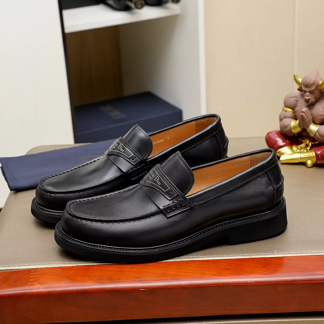 Efficient 4403 Christian Dior Leather Shoes For Men