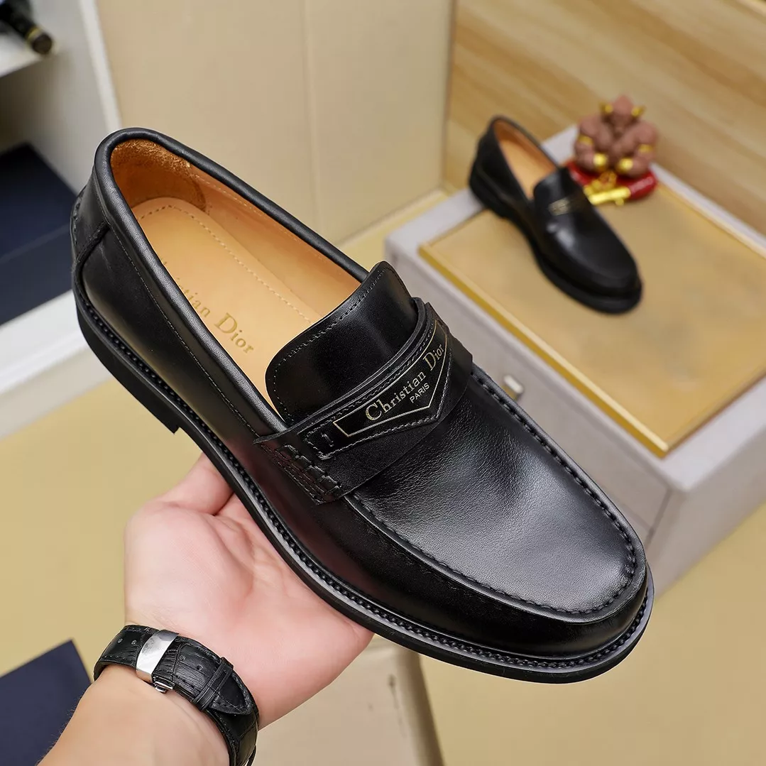 Efficient 4403 Christian Dior Leather Shoes For Men