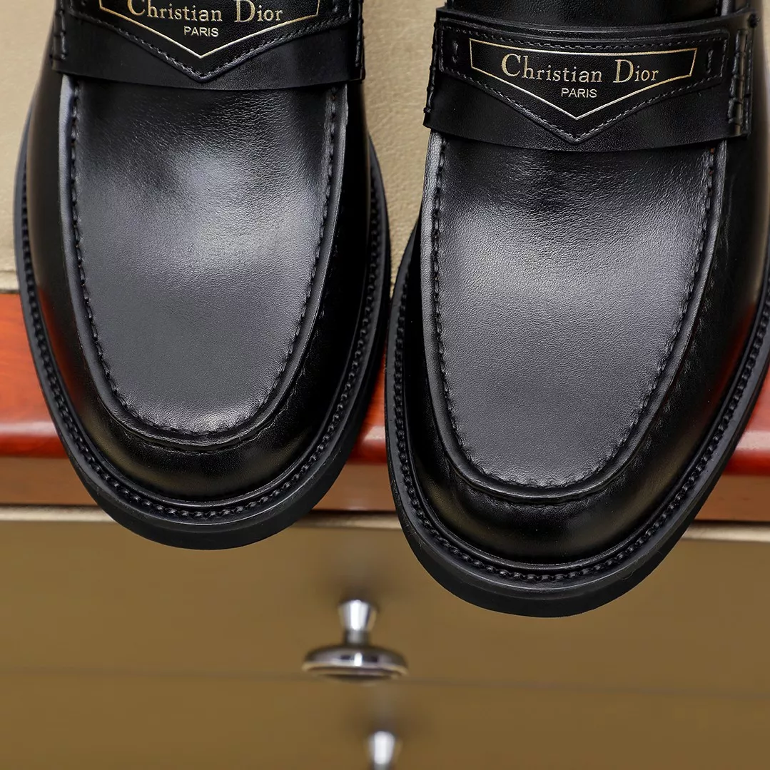 Efficient 4403 Christian Dior Leather Shoes For Men