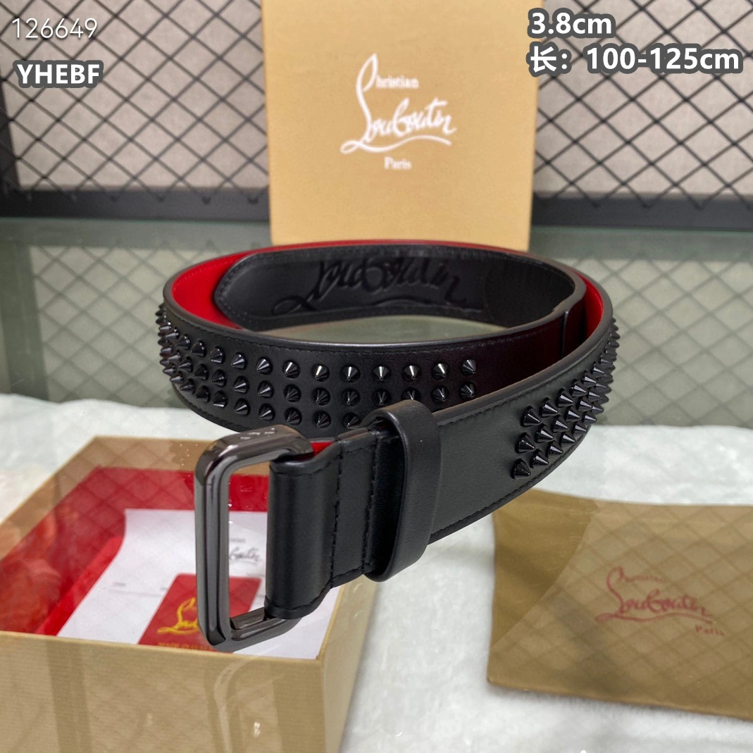 Efficient 4556 Christian Louboutin CL AAA Quality Belts For Men