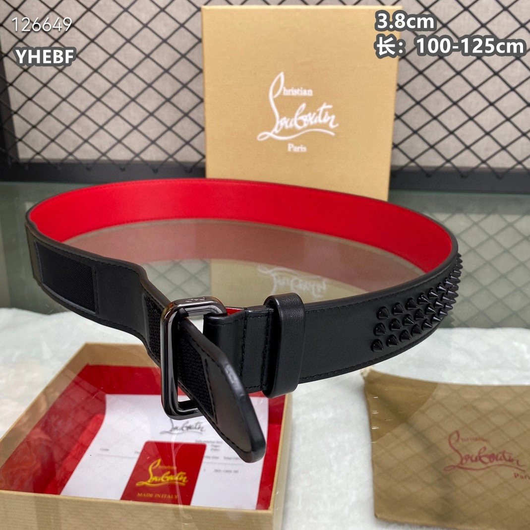 Efficient 4556 Christian Louboutin CL AAA Quality Belts For Men