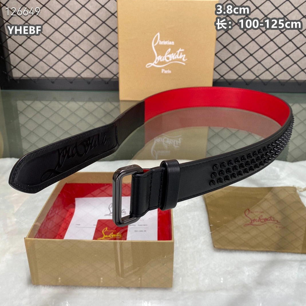 Efficient 4556 Christian Louboutin CL AAA Quality Belts For Men