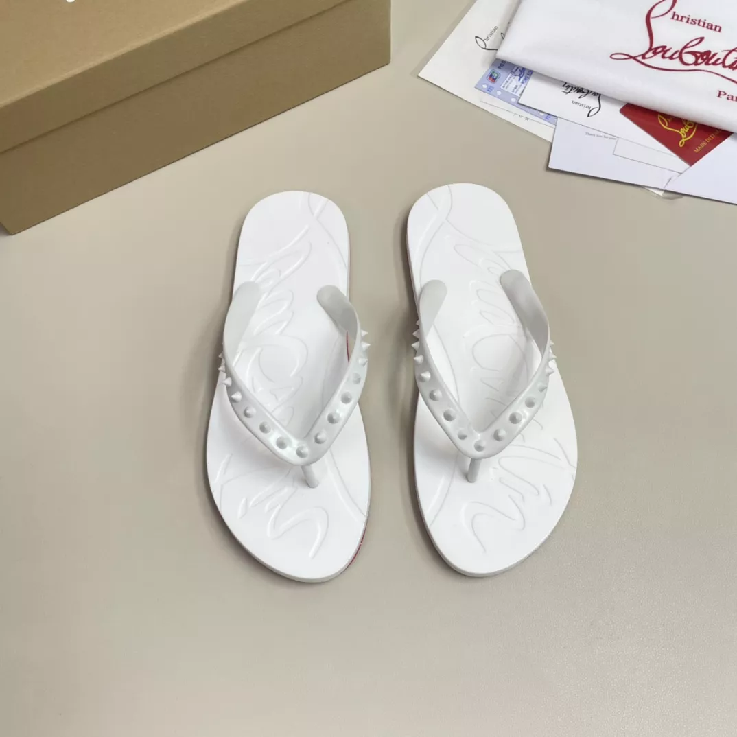 Efficient 4692 Christian Louboutin CL Slippers For Men