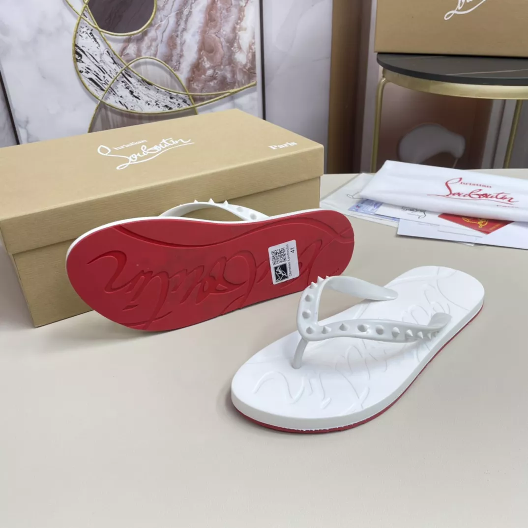 Efficient 4692 Christian Louboutin CL Slippers For Men