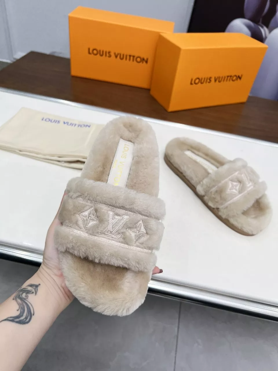 Efficient 4834 Louis Vuitton Slippers For Women