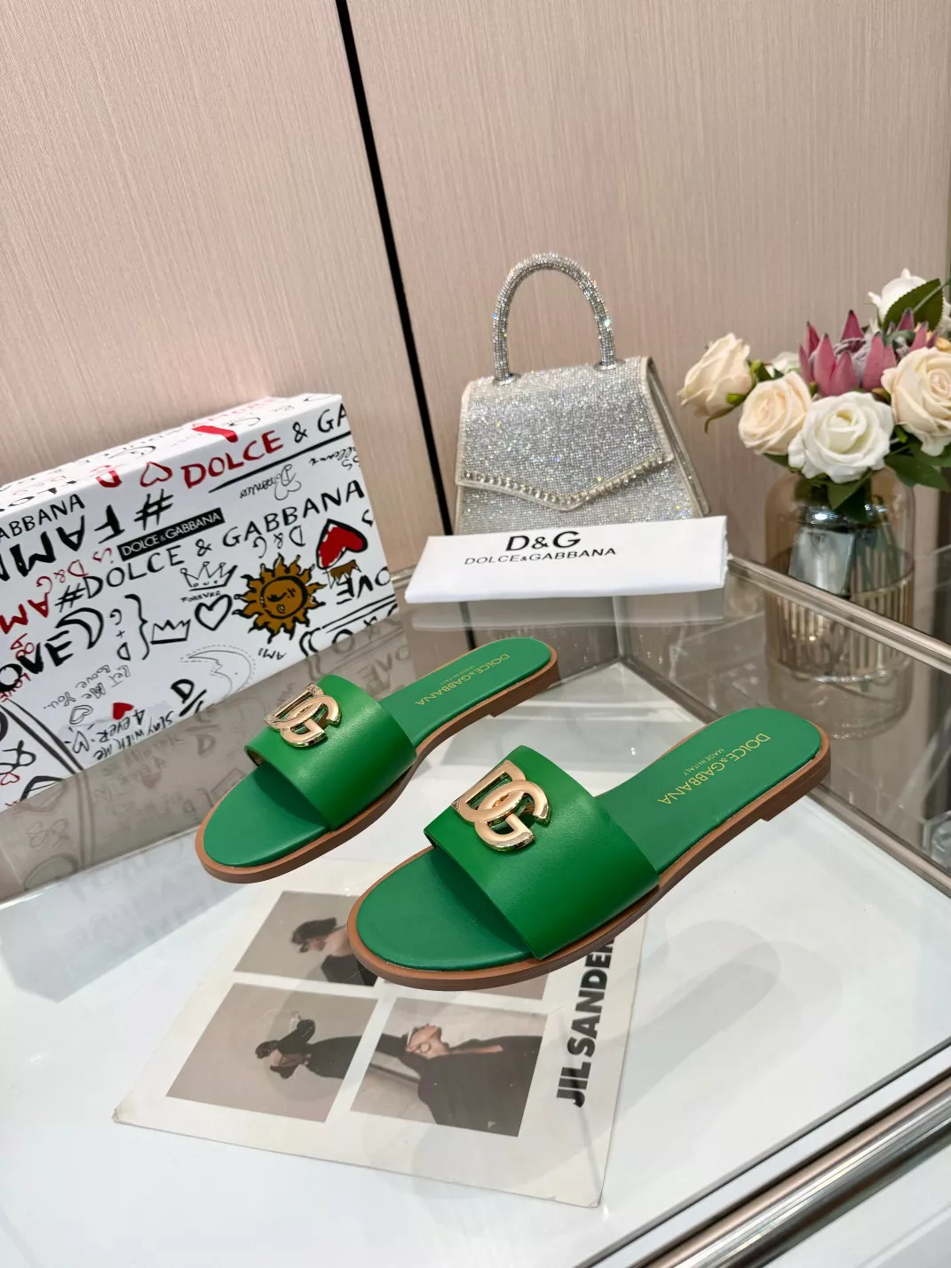 Efficient 5017 Dolce & Gabbana D&G Slippers For Women
