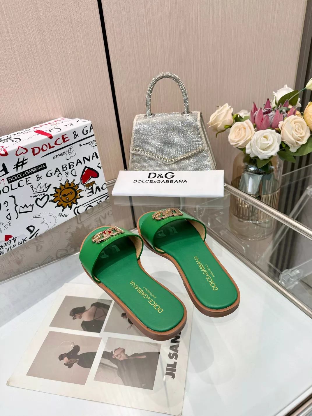 Efficient 5017 Dolce & Gabbana D&G Slippers For Women