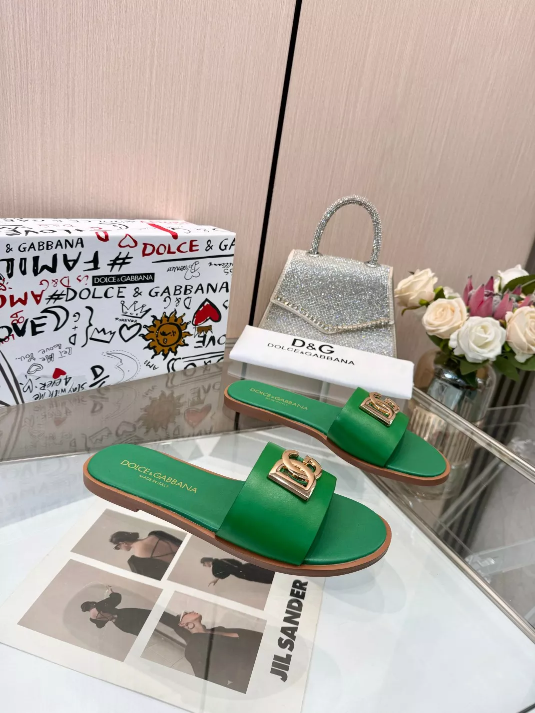 Efficient 5017 Dolce & Gabbana D&G Slippers For Women