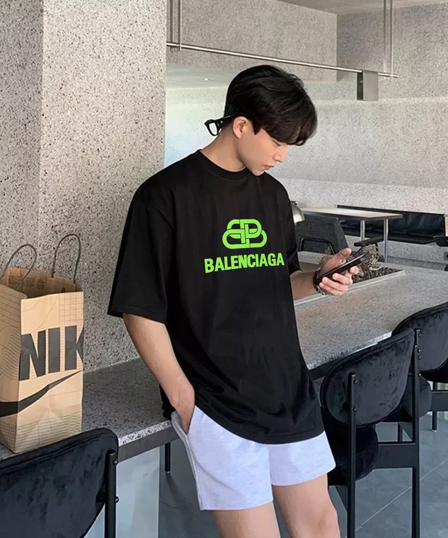 Efficient 5163 Balenciaga T-Shirts Short Sleeved For Unisex