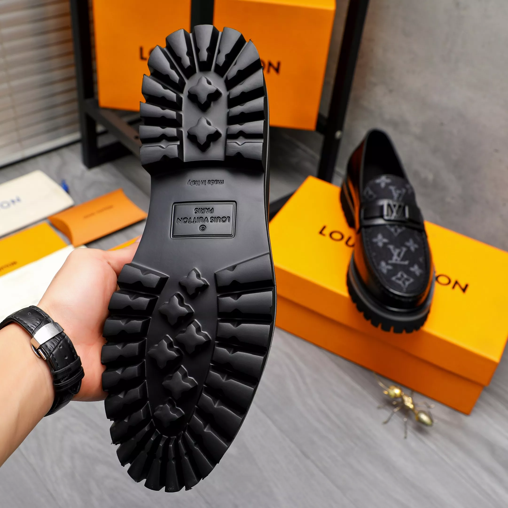 Efficient 5169 Louis Vuitton LV Oxfords Shoes For Men