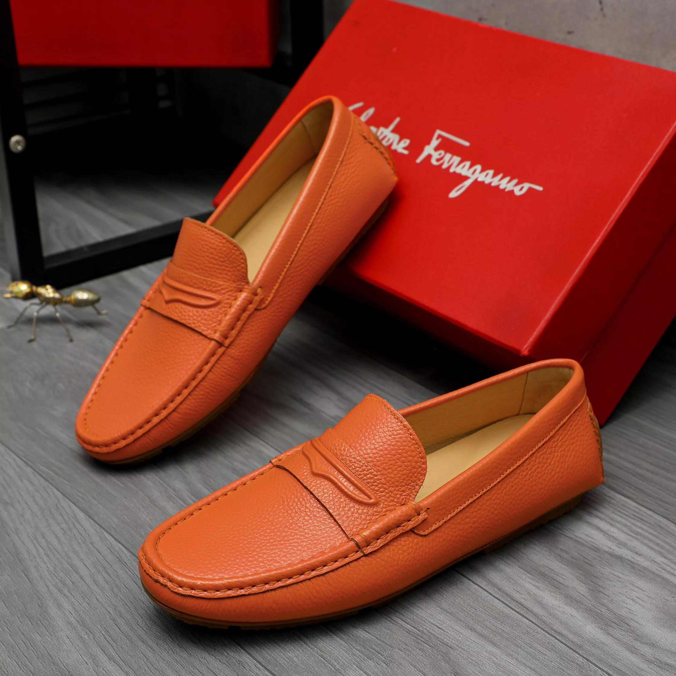 Efficient 5331 Salvatore Ferragamo Leather Shoes For Men