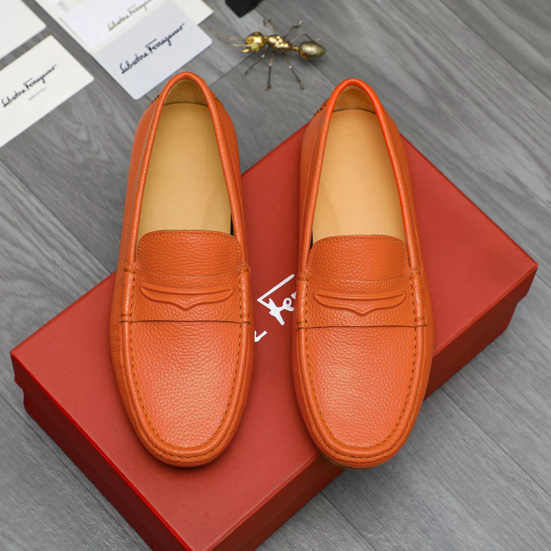 Efficient 5331 Salvatore Ferragamo Leather Shoes For Men