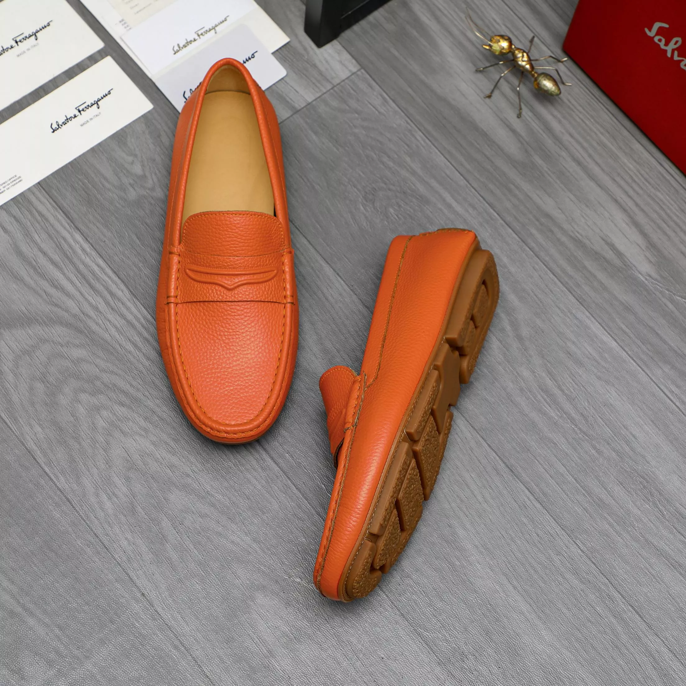 Efficient 5331 Salvatore Ferragamo Leather Shoes For Men