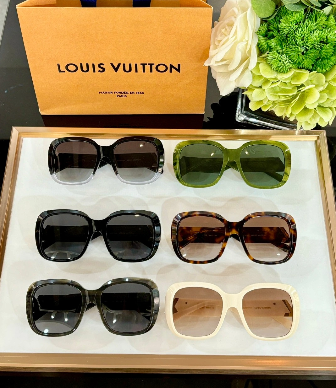 Efficient 5639 Louis Vuitton AAA Quality Sunglasses
