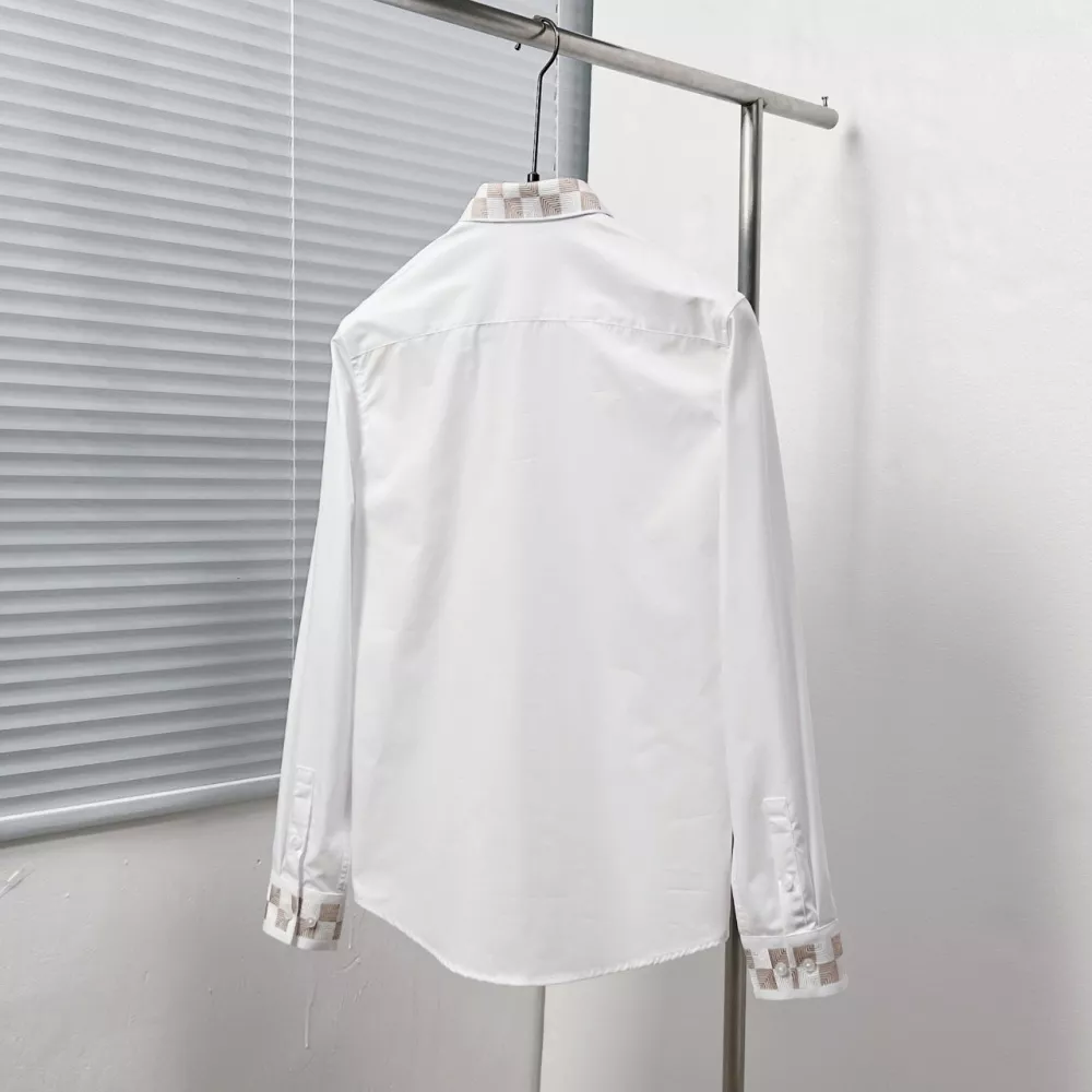 Efficient 6184 Louis Vuitton LV Shirts Long Sleeved For Men