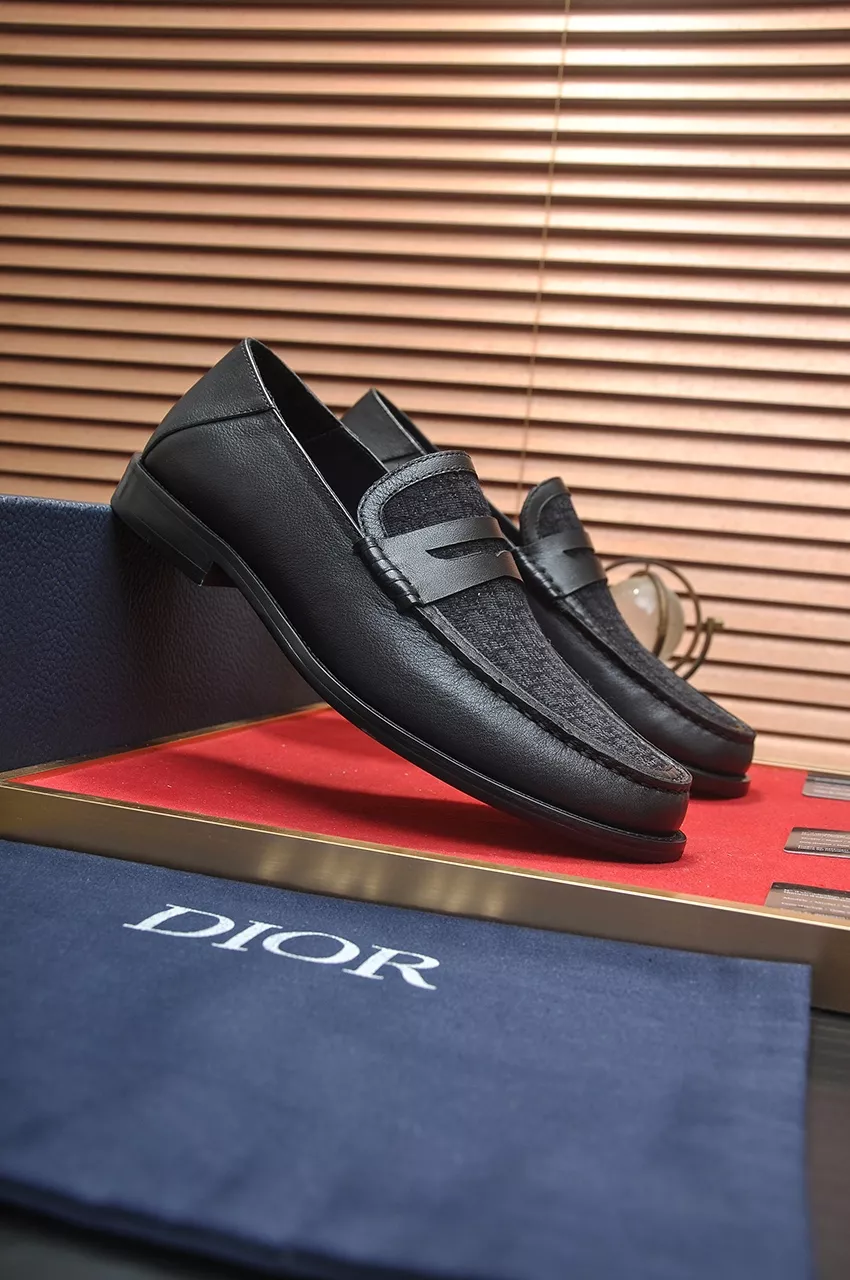 Efficient 6358 Christian Dior Leather Shoes For Men