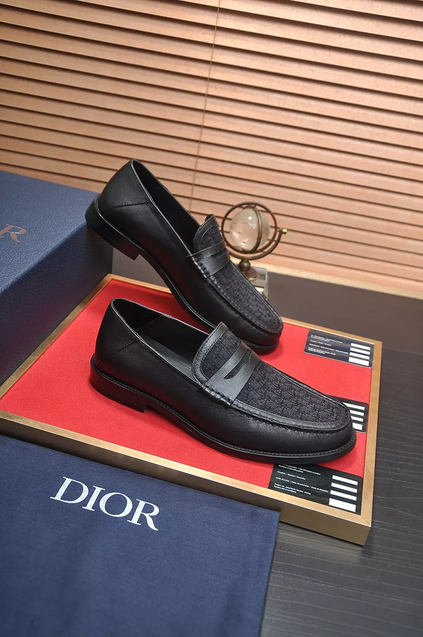 Efficient 6358 Christian Dior Leather Shoes For Men