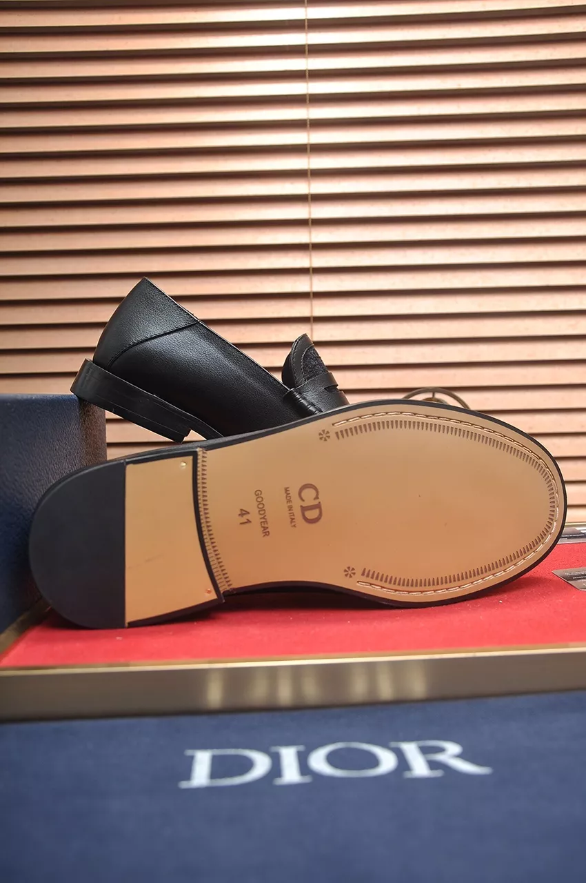 Efficient 6358 Christian Dior Leather Shoes For Men