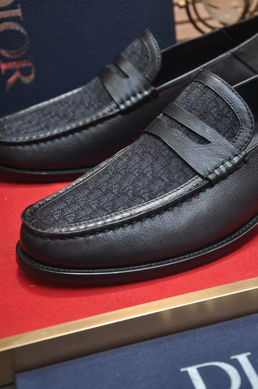 Efficient 6358 Christian Dior Leather Shoes For Men