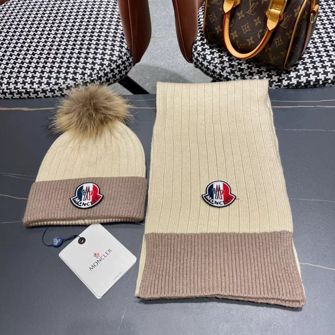 Efficient 637 Moncler Hat and Scarf Set