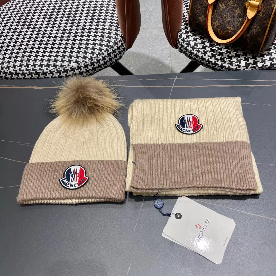 Efficient 637 Moncler Hat and Scarf Set