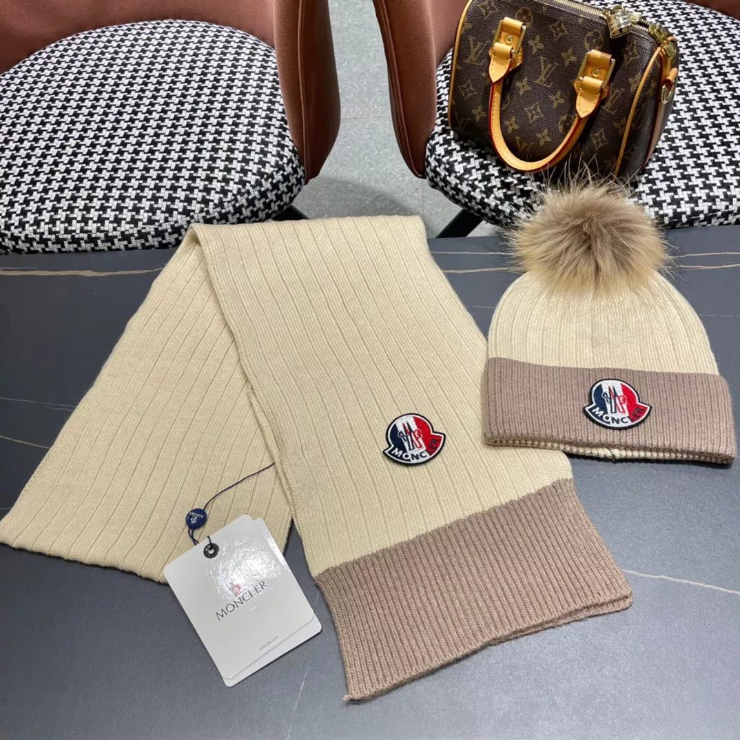 Efficient 637 Moncler Hat and Scarf Set