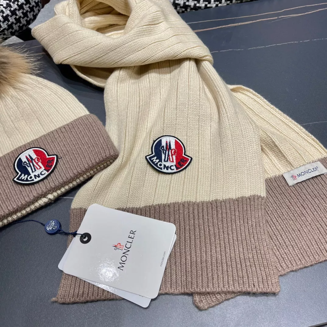 Efficient 637 Moncler Hat and Scarf Set