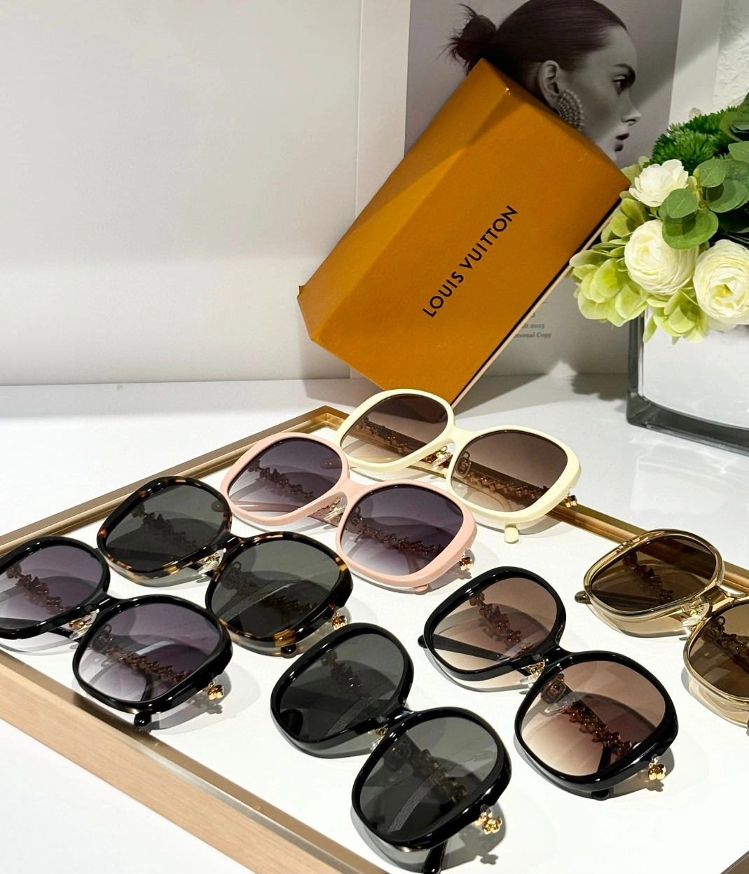 Efficient 6541 Louis Vuitton AAA Quality Sunglasses