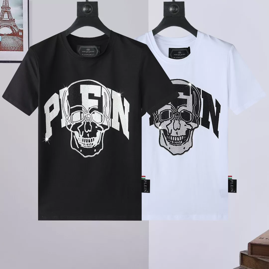 Efficient 7173 Philipp Plein PP T-Shirts Short Sleeved For Men