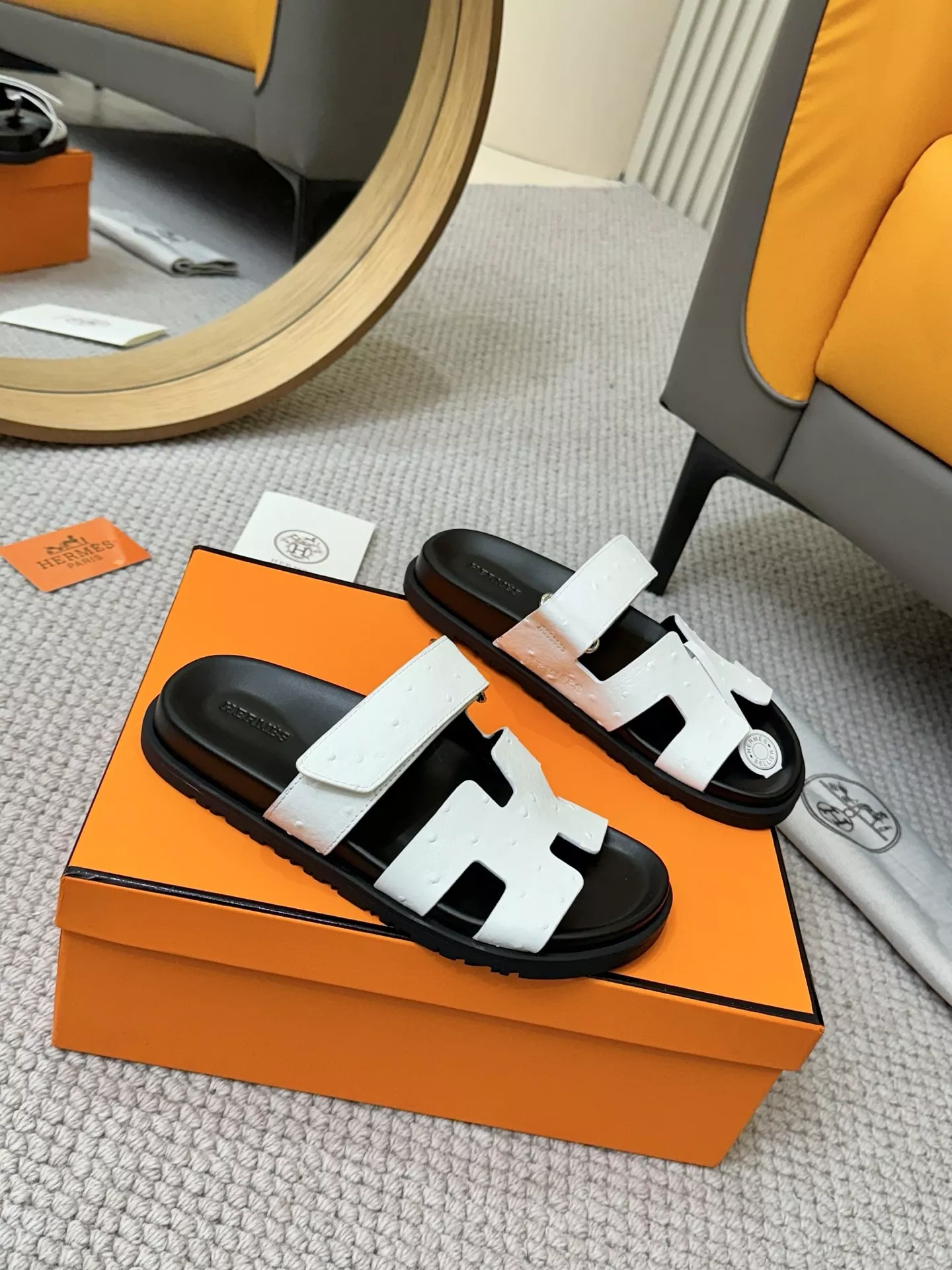 Efficient 7254 Hermes Slippers For Men