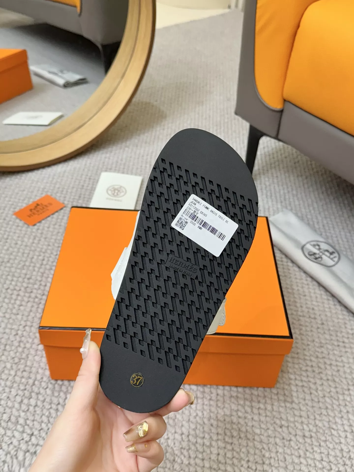 Efficient 7254 Hermes Slippers For Men