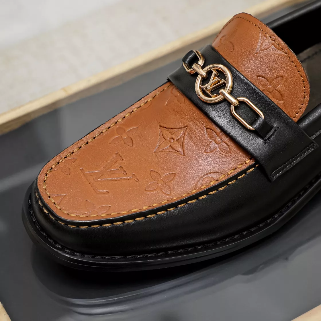 Efficient 7608 Louis Vuitton LV Oxfords Shoes For Men