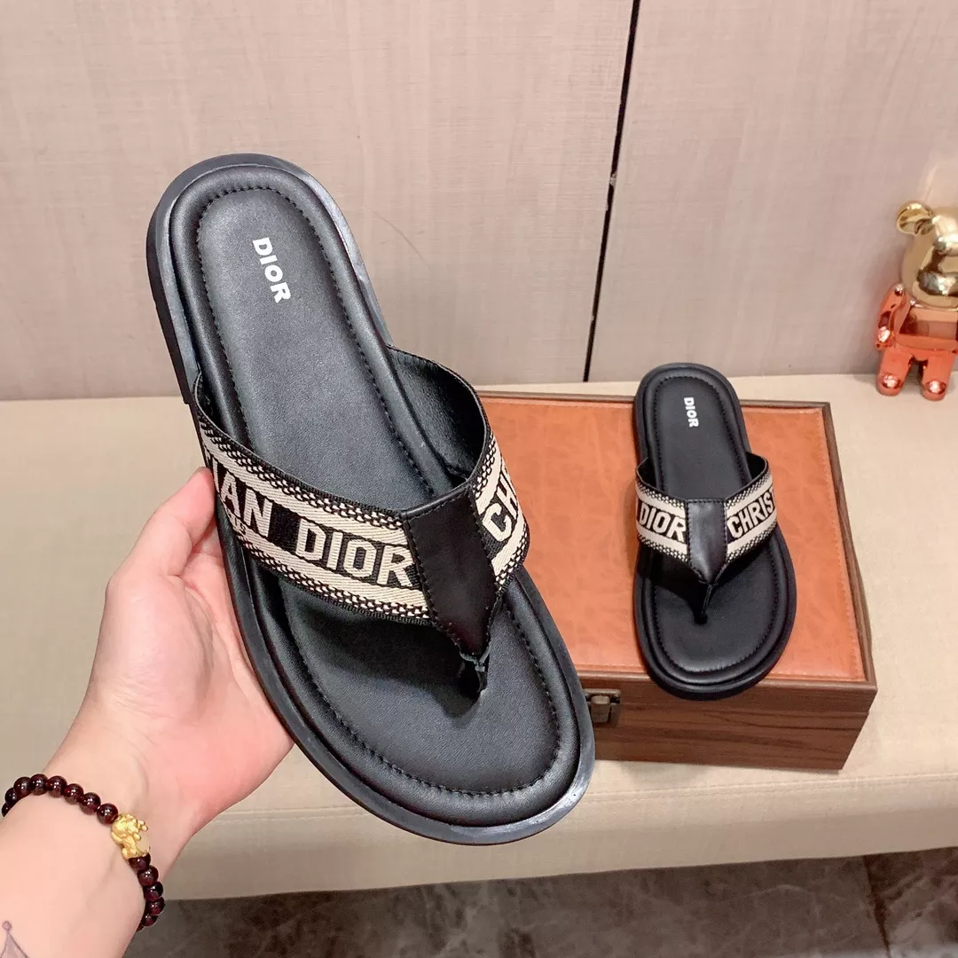 Efficient 7837 Christian Dior Slippers For Men