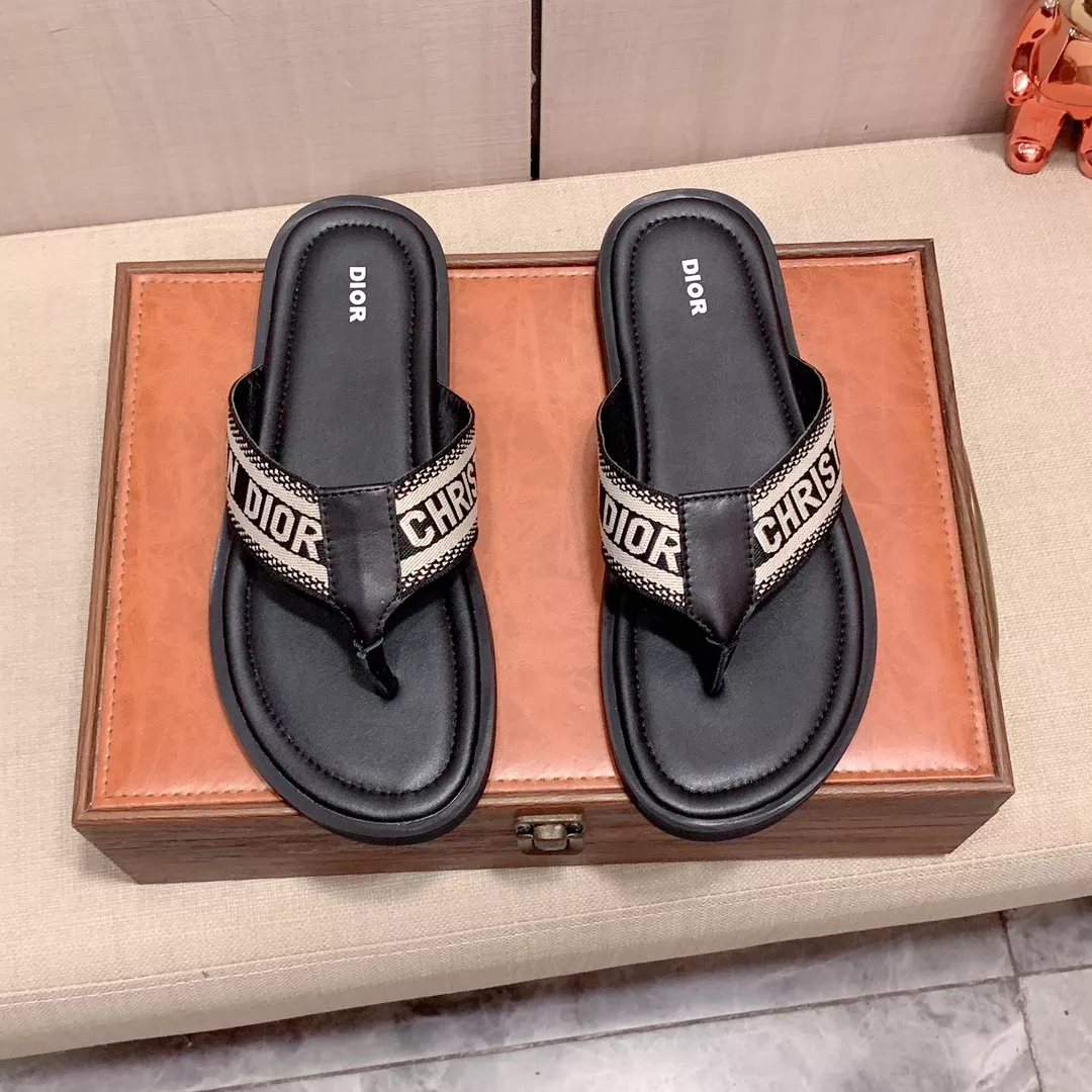 Efficient 7837 Christian Dior Slippers For Men