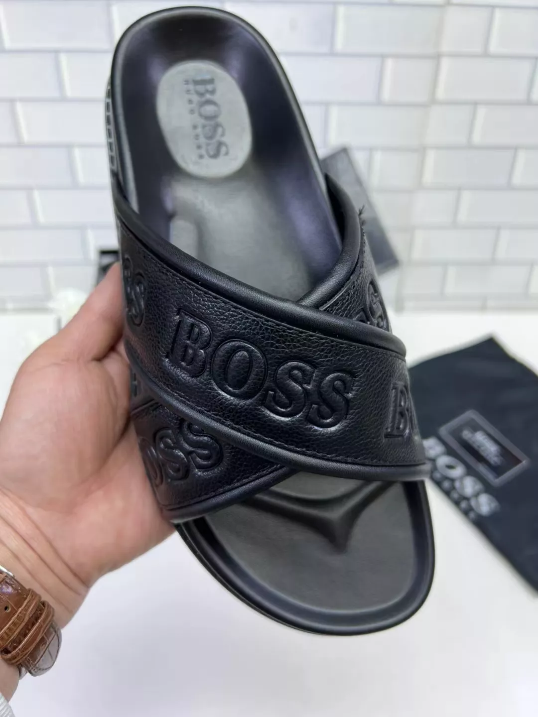 Efficient 7879 Boss Slippers For Men
