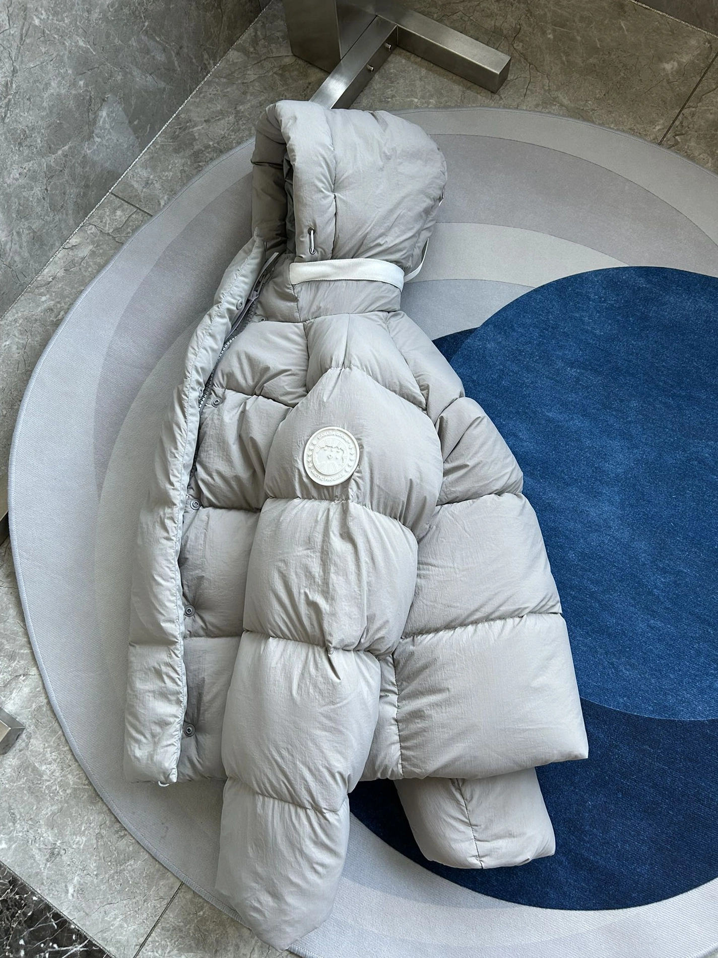 Efficient 8112 Canada Goose Down Feather Coat Long Sleeved For Women