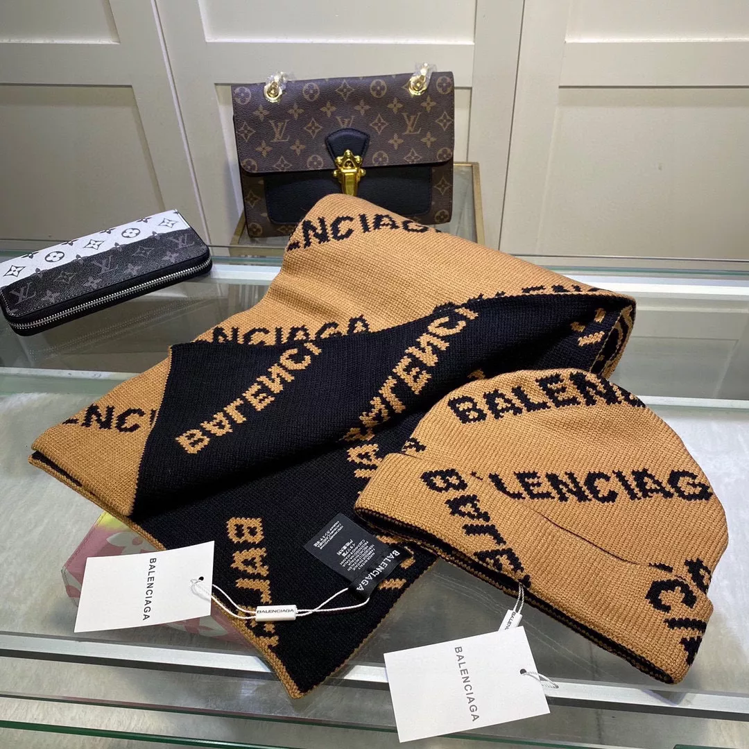 Efficient 8118 Balenciaga Hat and Scarf Set