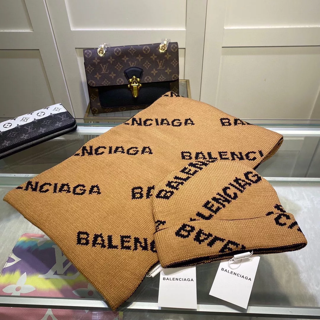 Efficient 8118 Balenciaga Hat and Scarf Set