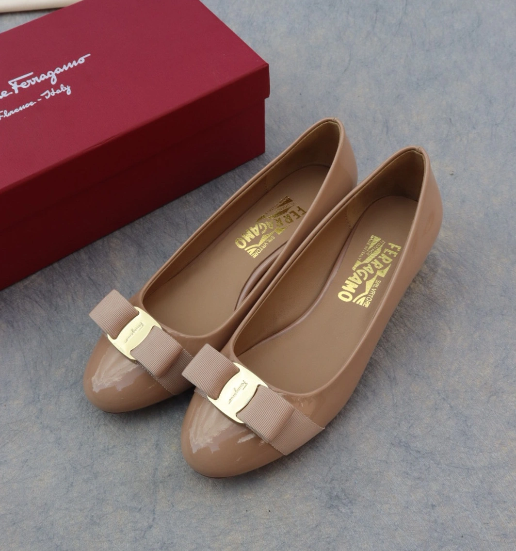 Efficient 8220 Salvatore Ferragamo Flat Shoes For Women