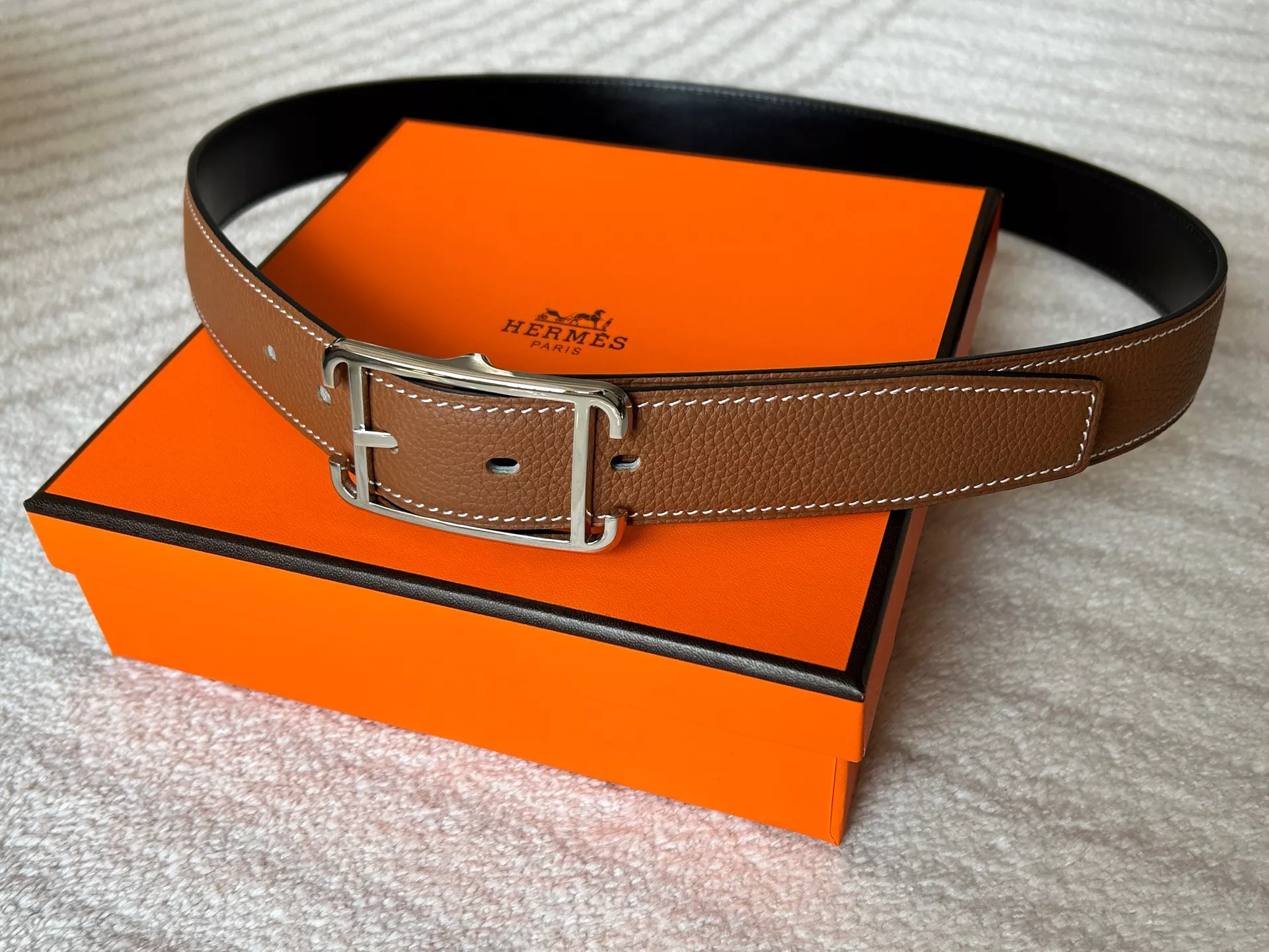 Efficient 8304 Hermes AAA Quality Belts In 3.2cm For Unisex