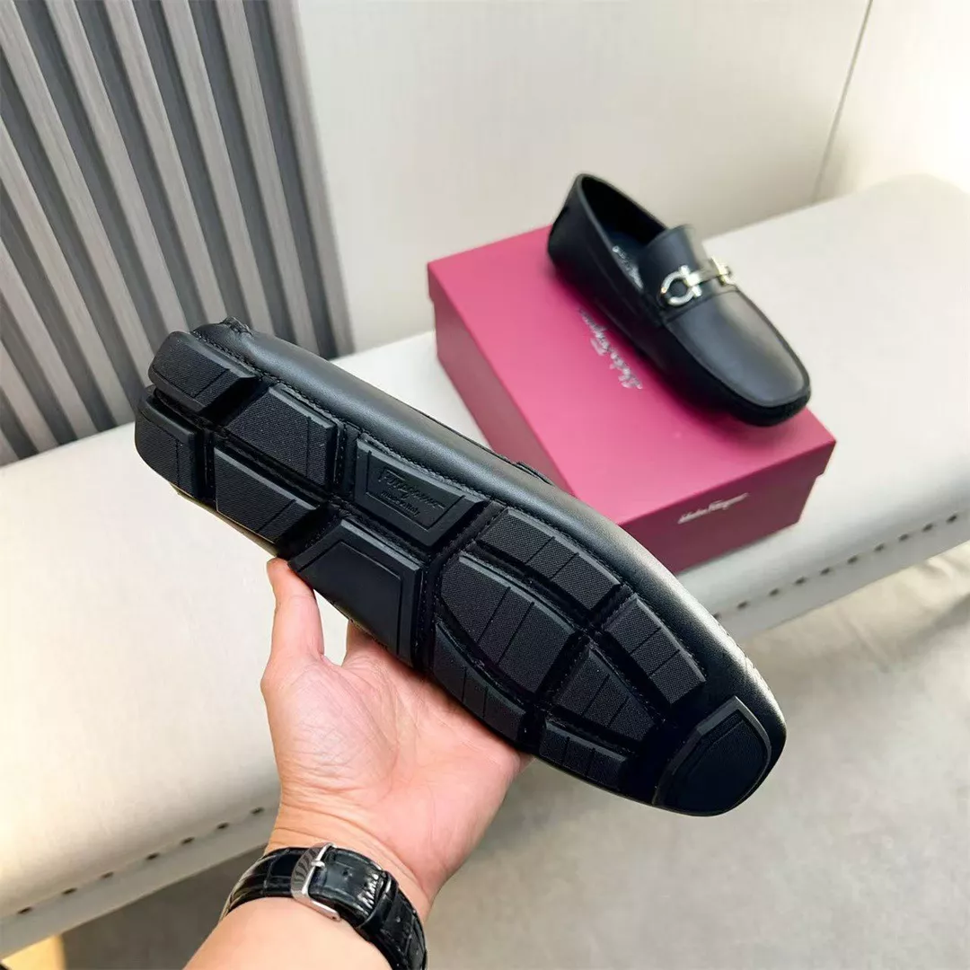 Efficient 8710 Salvatore Ferragamo Leather Shoes For Men