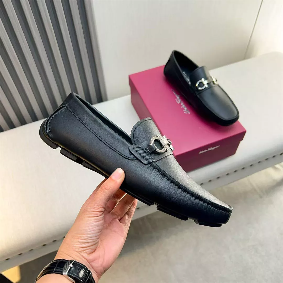 Efficient 8710 Salvatore Ferragamo Leather Shoes For Men